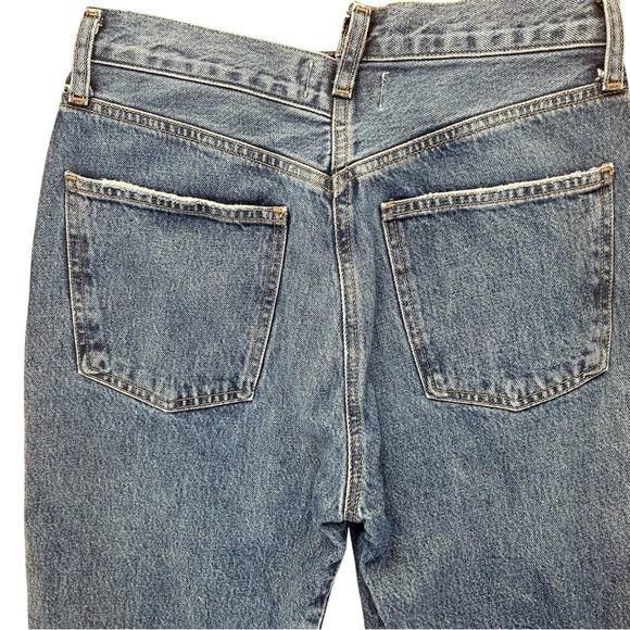 Agolde Revolve Criss Cross High Rise Straight Jean - Picture 13 of 13